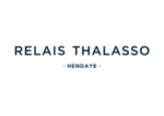 Logo Relais Thalasso Hendaye, petit, bleu.